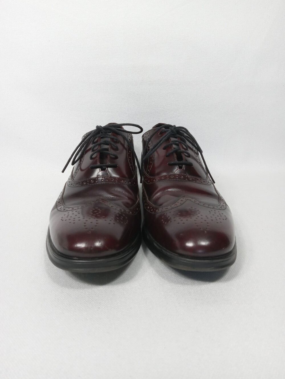 ROCKPORT Classic Men’s Wingtip Oxford Dress Shoes In Burgundy Size 10 - Picture 6 of 13